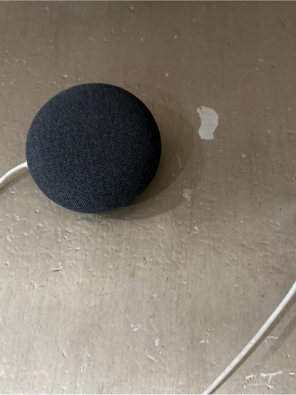 Google Home Mini Smart Speaker – Charcoal Black + Power Adapter